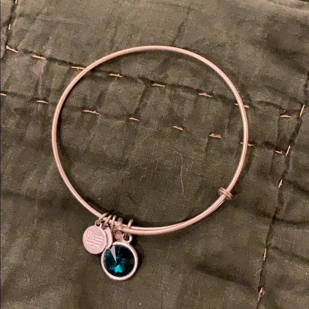 Alex and Ani emerald bracelet